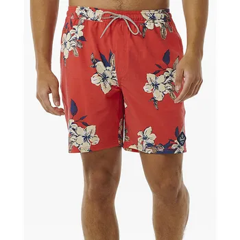 Dámské plavky Plavky Rip Curl ALOHA HOTEL VOLLEY Hibiscus Red velikost XL