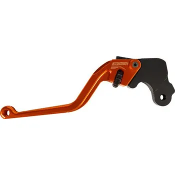 Spojková páčka ACCOSSATO fixed CNC-worked aluminium, orange ESC037O