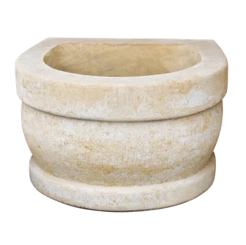 Truhlík ZahradniDekorace zahradní vázy - květináč ke zdi, délka 50 cm, šířka 45 cm, 60 kg