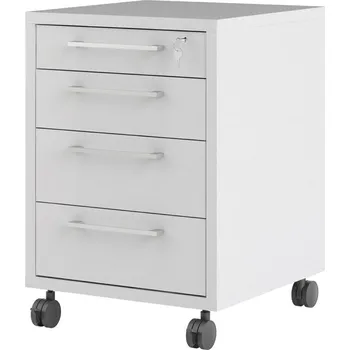Nábytek Kontejner na kolečkách Office 419 bílá