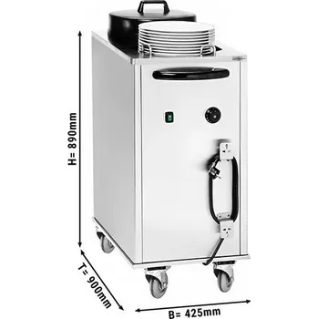 Talíř G.Gastro Ohřívač talířů - dvojitý - na 80 talířů