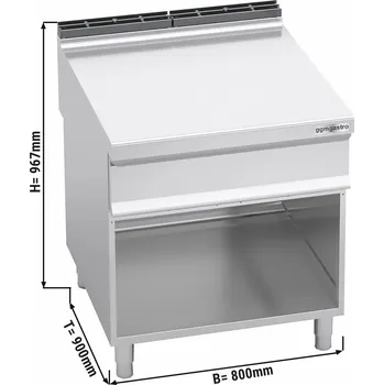 Kuchyňská skříňka G.Gastro Neutrální prvek - 0,8 m - se šuplíkem