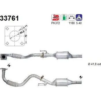Katalyzátor Katalyzátor AS 33761