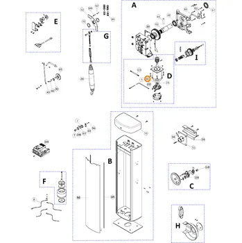 Pohon brány Nice MA05.0901 magnet pro SIGNO