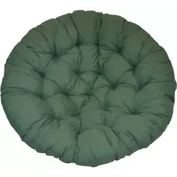 Podsedák Polstr na křeslo papasan 100 cm - zelený melír - SLEVA 3% s kodem radost25