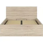 Postel TETRIX s roštem LOZ/140/B, dub sonoma - doprava zdarma - SLEVA 3% s kodem radost25