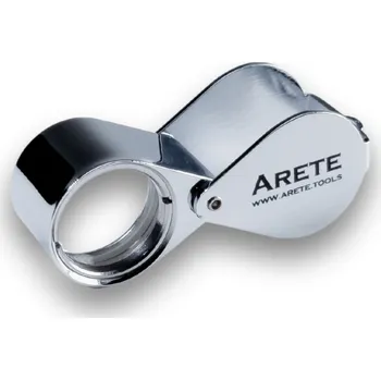 Lupa Šperkařská lupa Arete stříbrná 10x 18 mm