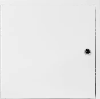 Ventishop KRDZb 500x500 kovová revizní dvířka se zámkem, bílá