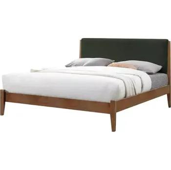 Postel Postel NOLAS, 183x200 - ořech / tmavě zelená - SLEVA 3% s kodem radost25