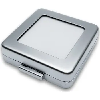 Dárková krabička Luxusní kovová krabička na drahé kameny - zakulacené rohy