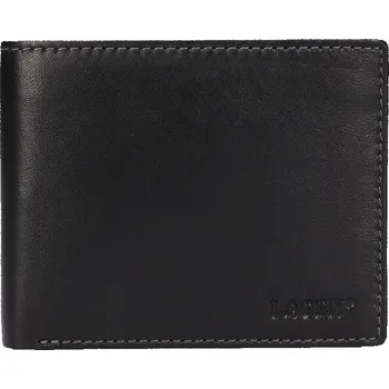 Peněženka Pánská kožená peněženka LG-7635 ČERNÁ BLK
