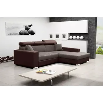 Sedací souprava Sedací souprava Mexicana Lux tm.hnědá/EKO hnědá - PRAVÁ - doprava zdarma - SLEVA 3% s kodem radost25