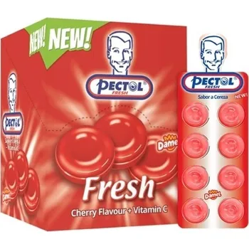 Bonbon Pectol třešňový drops s vit.C box 24 blistrů