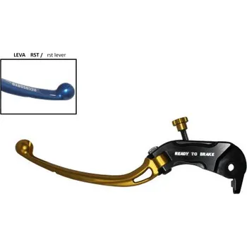 Páčka spojky ACCOSSATO aluminium, master cylinder zlatá LV033Y-PRS-L-RST