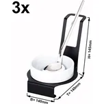 G.Gastro (3 Kusy) Stojan na naběračku - kulatý - černý