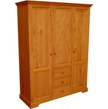 Šatní skříň Skříň masiv trojdílná 00177 - doprava zdarma - SLEVA 3% s kodem radost25