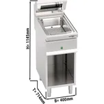 G.Gastro Ohřívač hranolek - 1,1kW - 1x GN1/1