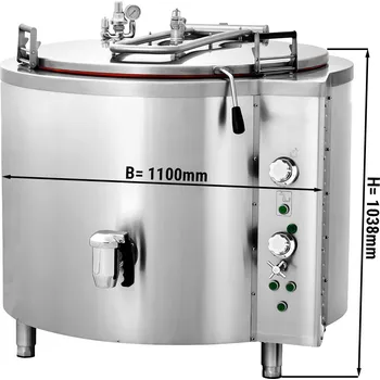 Multifunkční hrnec G.Gastro Elektrický varný kotel - 400L - nepřímý ohřev