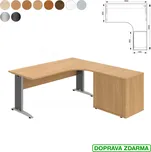 CE 1800 60 HR L Hobis Cross - Stůl se skříňkou