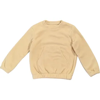 Dívčí mikina Fleecová mikina přes hlavu Monkey Mum® - Béžová 86/92