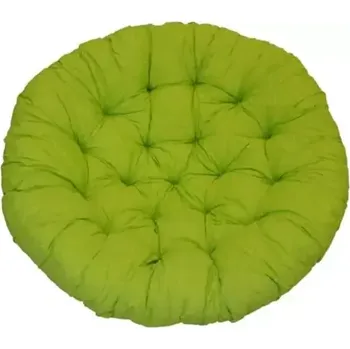 Podsedák Polstr na křeslo papasan 100 cm - světle zelený melír - SLEVA 3% s kodem radost25