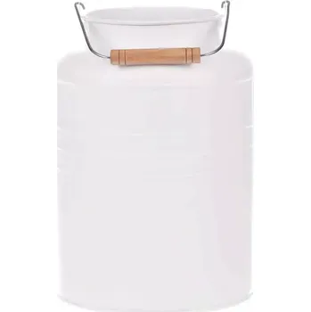 Váza kovová KK062-WH - SLEVA 3% s kodem radost25