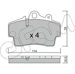 Sada brzdových destiček, kotoučová brzda CIFAM 822-891-0
