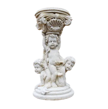 Zahradní dekorace ZahradniDekorace zahradní dekorace - Svícen s andílky, výška 15 cm, 1 kg