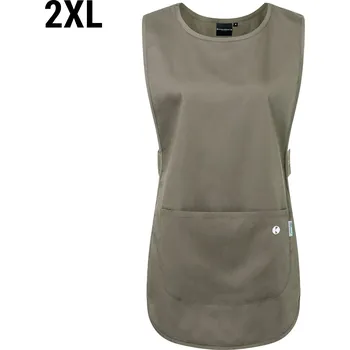 Kuchyňská zástěra G.Gastro KARLOWSKY | Šatová zástěra Essential - šalvěj - velikost: 2XL