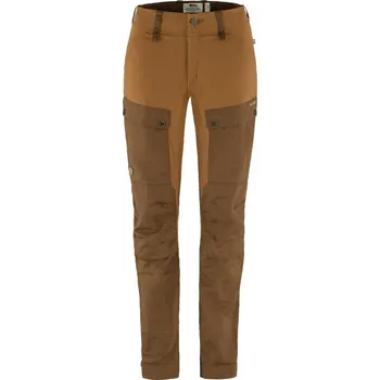 kalhoty turistické dámské FJÄLLRÄVEN Keb Trousers Curved W Reg, Timber Brown-Chestnut - 34