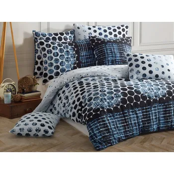 Povlečení Brotex Povlečení francouzské bavlna 240x200,70x90 Ocean blue