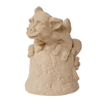 Zahradní dekorace ZahradniDekorace zahradní socha - Dráček na podstavci, výška 15 cm, 1,7 kg