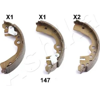 Brzdová čelist Sada brzdových čelistí ASHIKA 55-01-147