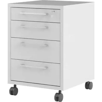 Kartotéka Kontejner na kolečkách Office 419 bílý - SLEVA 3% s kodem radost25