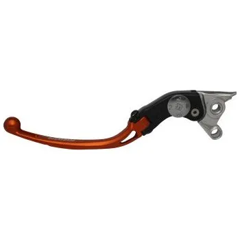 Adjustable folding lever ACCOSSATO aluminium, master cylinder oranžová LV008O-L-RST