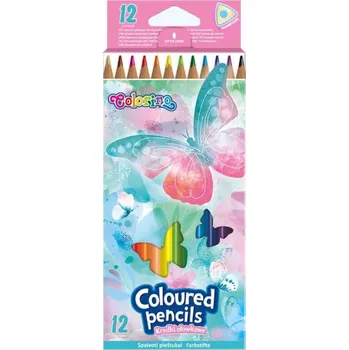 Pastelka Pastelky colorino 12ks motýl