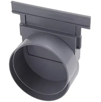 Nicoll Connecto 200 NAV188 odtok 110 mm a koncovka žlabu Odvodňovací žlab Nicoll Connecto 200 NAV188 odtok 110 mm a koncovka žlabu