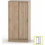 Skříň, dub sonoma, BETTY 4 BE04-002-00 - SLEVA 3% s kodem radost25