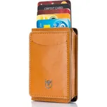 BULLCAPTAIN kožená hliníková dokladovka RFID Khaki BULLCAPTAIN KB464s5