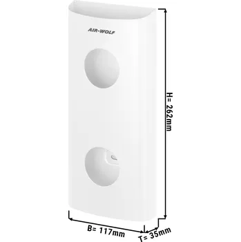 Dávkovač mýdla G.Gastro AIR-WOLF - Dávkovač na hygienické sáčky - pro 25 sáčků