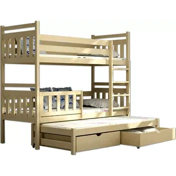 Dětská postel Vomaks Patrová postel s přistýlkou PPV 004 - 1219/SUR2 - doprava zdarma - SLEVA 3% s kodem radost25