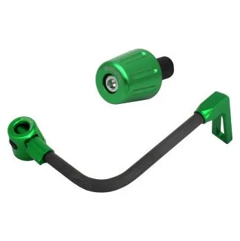 Lever guard ACCOSSATO with black hose and joint right, carbon DE009-049-TP-12