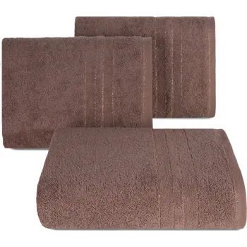 Bytový textil BAVLNĚNÝ RUČNÍK GALA 70X140 CM SVĚTLEHNĚDÁ