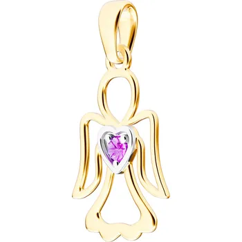 Hodinky Přívěšek Bonore - Zlato 585 - Kubický Zirkon 143961