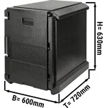 G.Gastro Porter Maxi - 128,1L | Thermobox | Izolační box | Polystyrenový box | Polibox | Ohřívací box