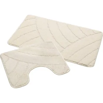 Vopi Koupelnová předložka 860 Nevada 032 creme uni (Varianta: Malý set 40x50 + 50x80 cm)