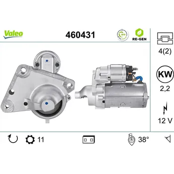 Autoelektrika Startér VALEO 460431