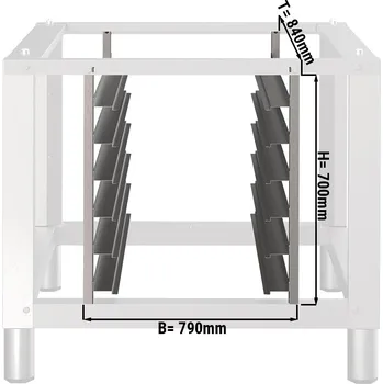 Pec na pizzu G.Gastro Držák na plechy pro podstavec - vhodné pro UKDV1255