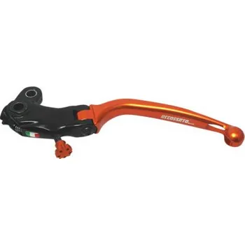 Folding lever ACCOSSATO aluminium, master cylinder oranžová LV016O-34-NRST
