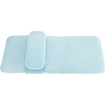 Protiskluzová podložka Maximex Luxusní protiskluzová podložka do vany s posuvným polštářem 140 x 200 cm modrá